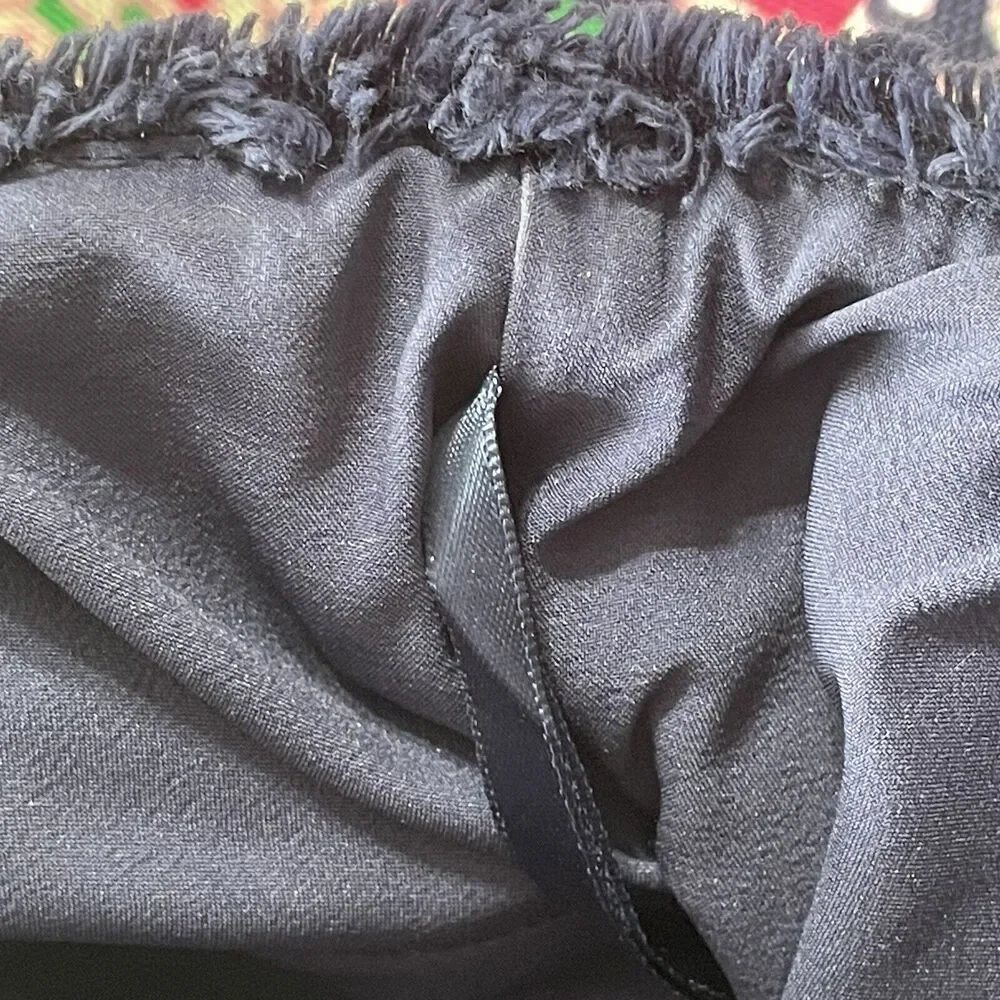 Talbots Sleeveless Sheath Dress Size 8 Green Pink Blue Stripe Fringed Lined - Picture 9 of 12